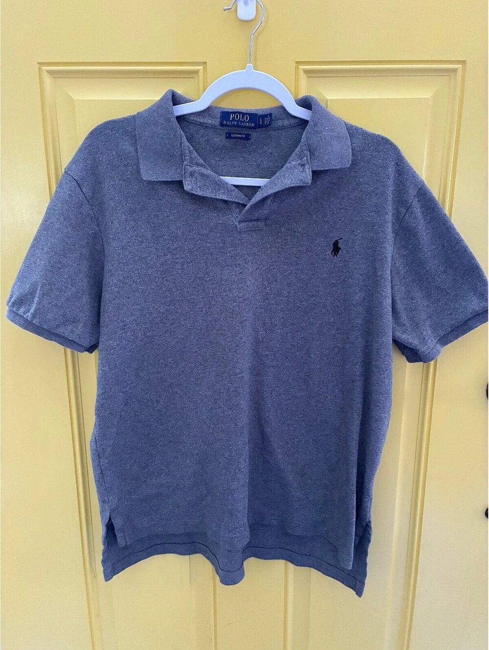 Polo Ralph Lauren Custom Slim Fit Mesh Polo Shirt Andover Heather Size Large
